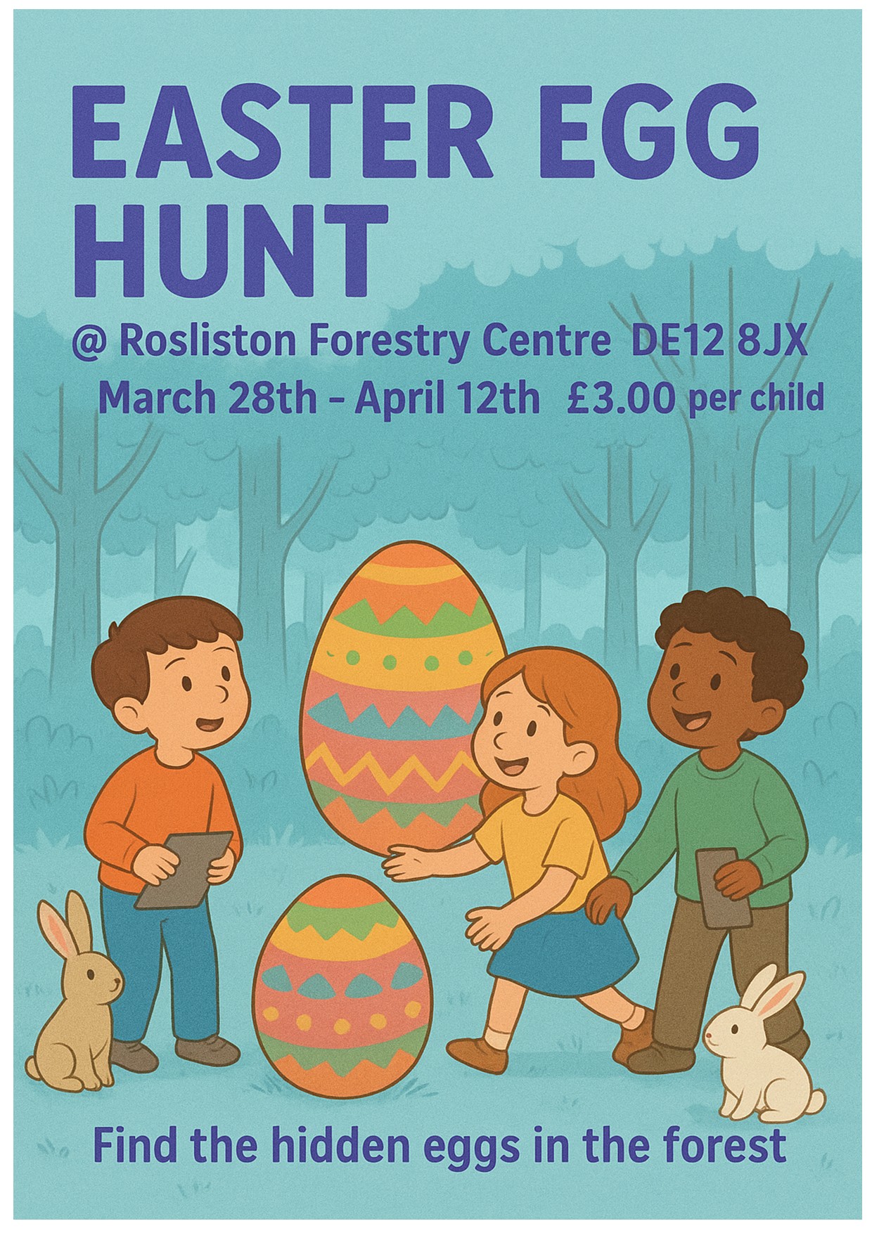 Easter Egg Hunt Poster 2026